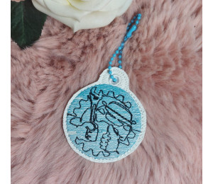 2€ ZUSATZTÜRCHEN 8. Dezember - Stickserie - ITH Anhänger Hobbies und Berufe